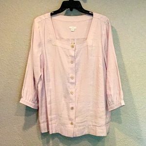 J. Jill Lilac pink blouse